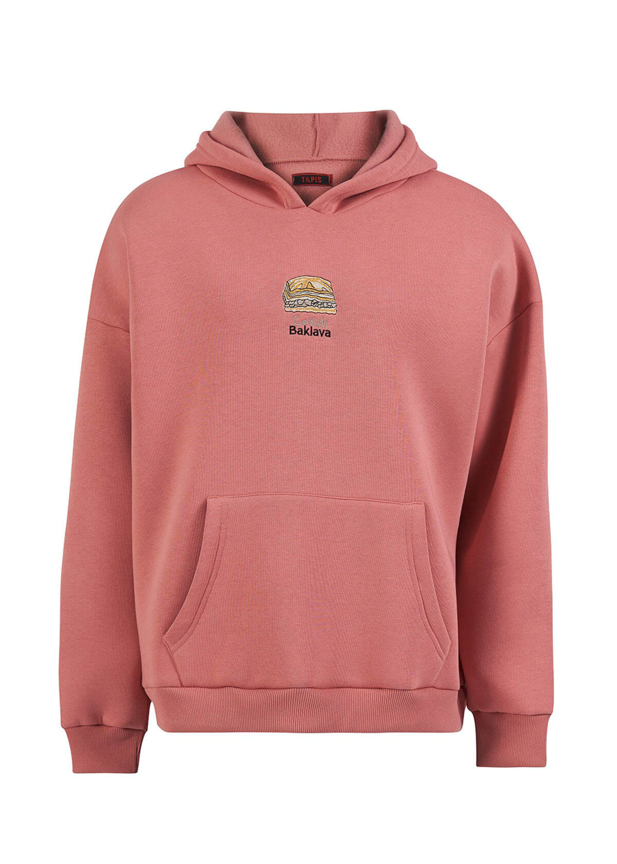 Hoody mit Baklavamotiv rosa