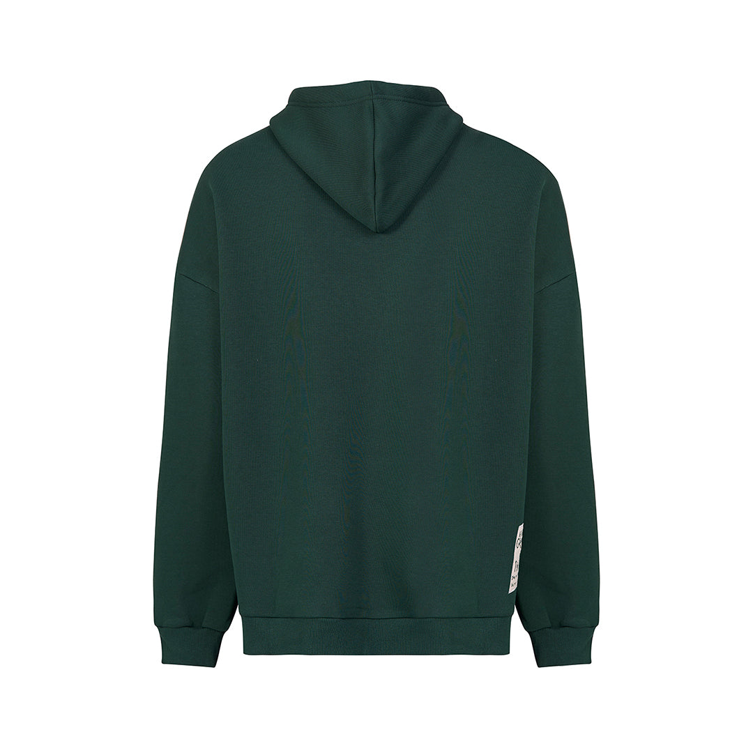Hoody mit Baklavamotiv grün