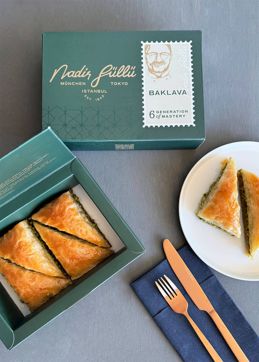 Pistazien-Dreieck-Baklava