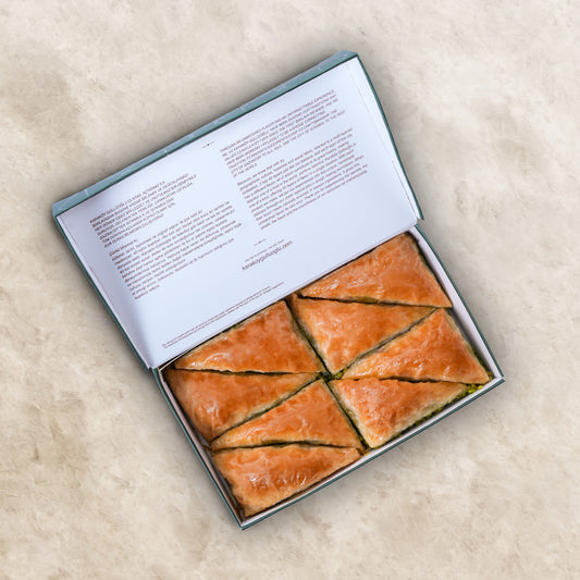 Pistazien-Dreieck-Baklava