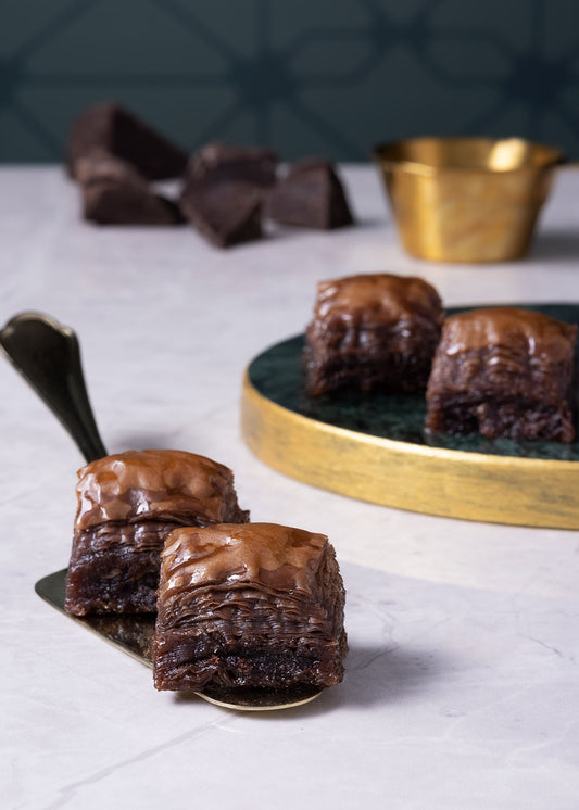 Belgische Schokoladen Tablett Baklava